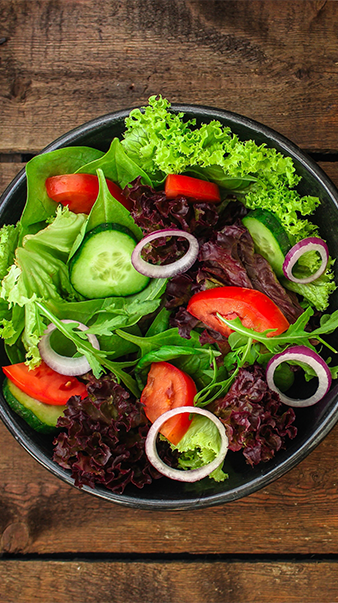 Healthy breakfast bowl